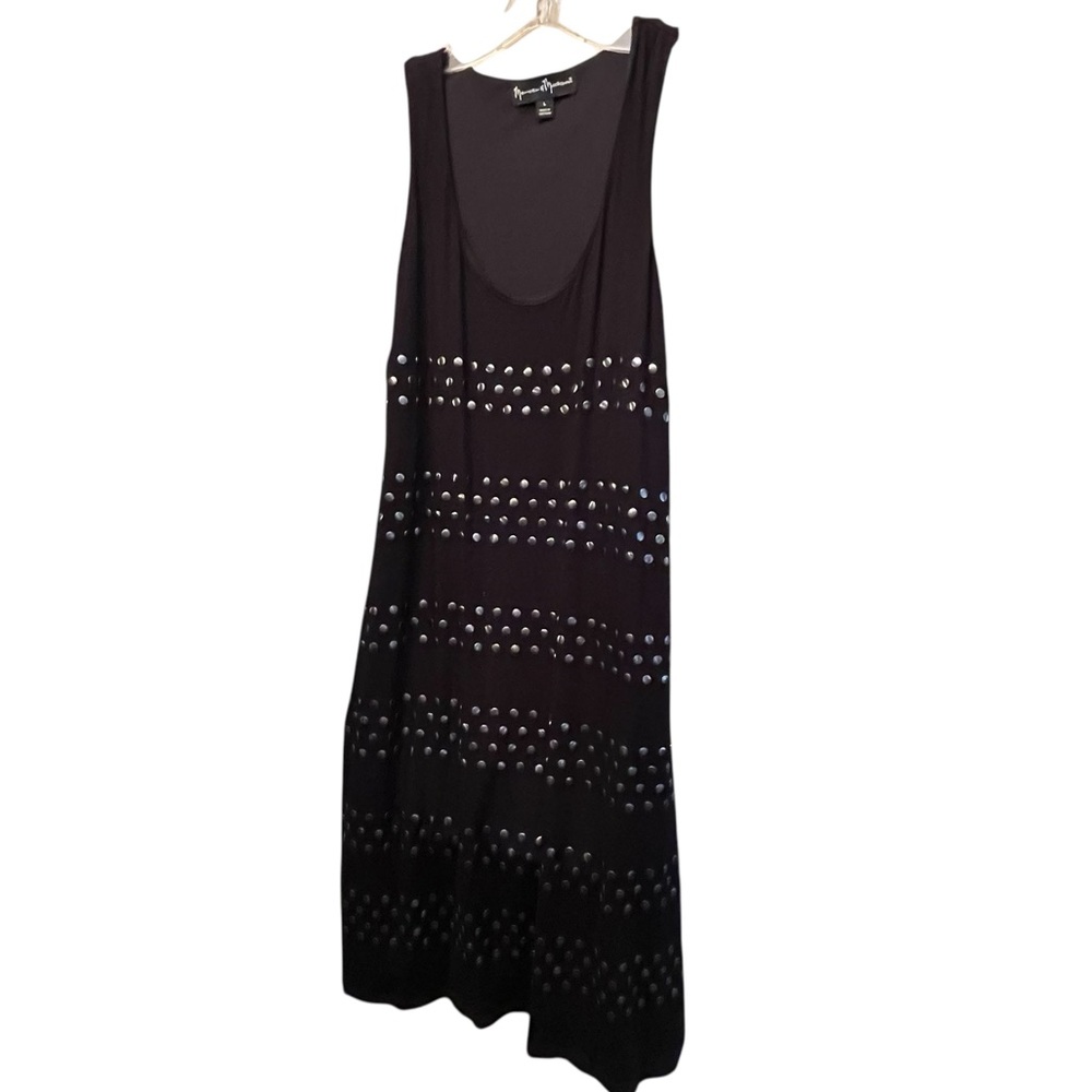 Mercer & Madison size large black sleeveless with studs